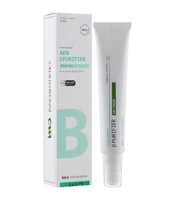 AKN β Purifier Night Gel - Відновлюючий гель для жирної шкіри