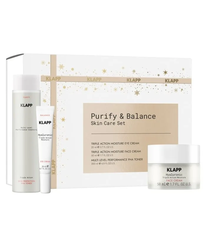 Purify & Balance Skin Care Set - Набір Очищення та зволоження (тонер, крем, крем для повік)