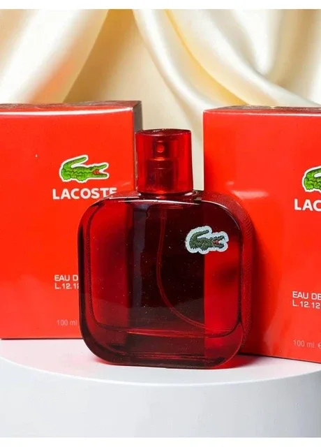 Чоловіча туалетна вода Lacoste Eau de L.12.12 Rouge (Лакост О де Л.12.12 Руж) 100 мл Деревні Пряні Фруктові Стійкі Шлейфові No Brand (400501198)