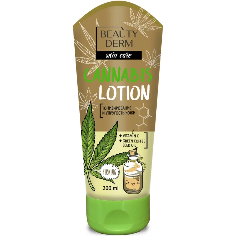 Лосьйон для тіла Beauty Derm (Бьюті дерм) тонізуючий з канабісом 200 мл