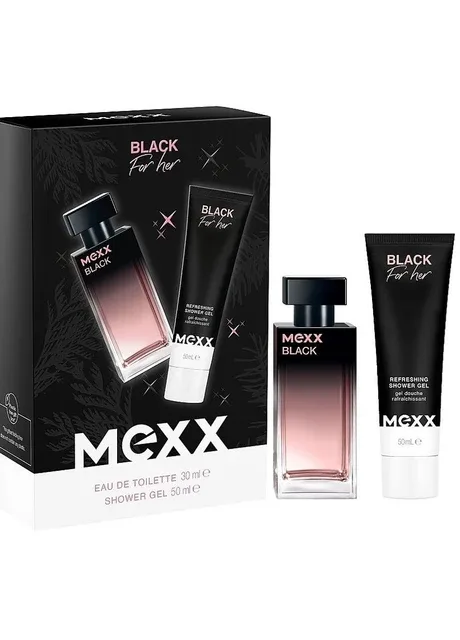 Набір Black Woman (туалетна вода 30 мл + гель для душу 50 мл) Mexx (368774478)