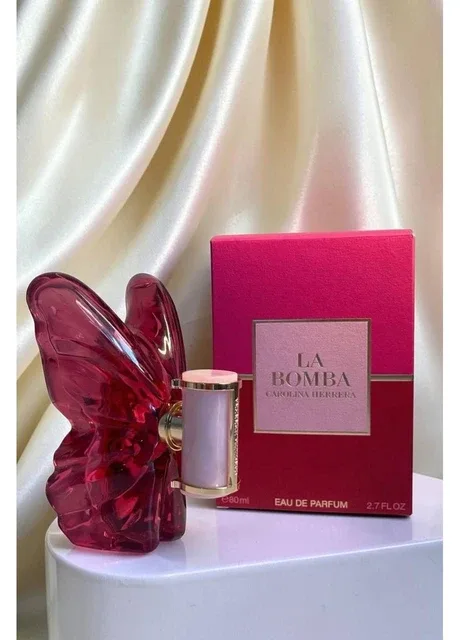 Жіноча парфумована вода Carolina Herrera La Bomba (Кароліна Еррера Ла Бомба) 80 мл Амброві Квіткові Фруктові Стійкі Шлейфові No Brand (400501189)
