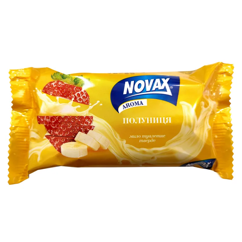 Туалетне мило Novax Aroma Полуниця 140 г