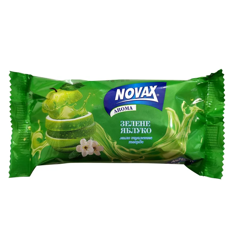 Туалетне мило Novax Aroma Зелене яблуко 140 г