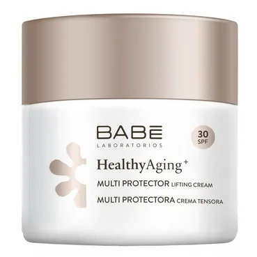 Мультизахисний денний ліфтинг-крем з DMAE і SPF30Babe Laboratorios Healthy Aging Multi Protector Lifting Cream SPF30