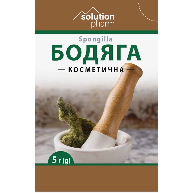Порошок Бодяга косметична для лікування радикуліту, ревматизму і при забиттях і травмах 5 г Solution Pharm