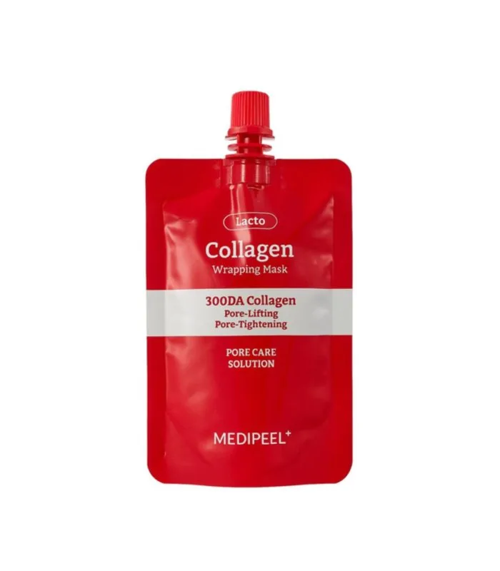 Маска-плівка з ліфтинг-ефектом з колагеном та лактобактеріями - Medi Peel Red Lacto Collagen Wrapping Mask, 70 мл