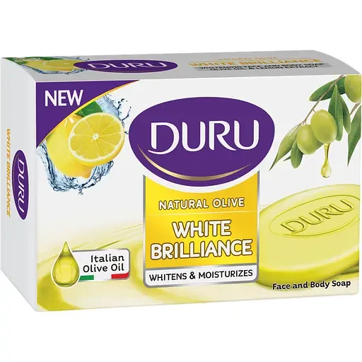 Косметичне мило Duru White Brilliance Natural Olive з оливковою олією 90 г