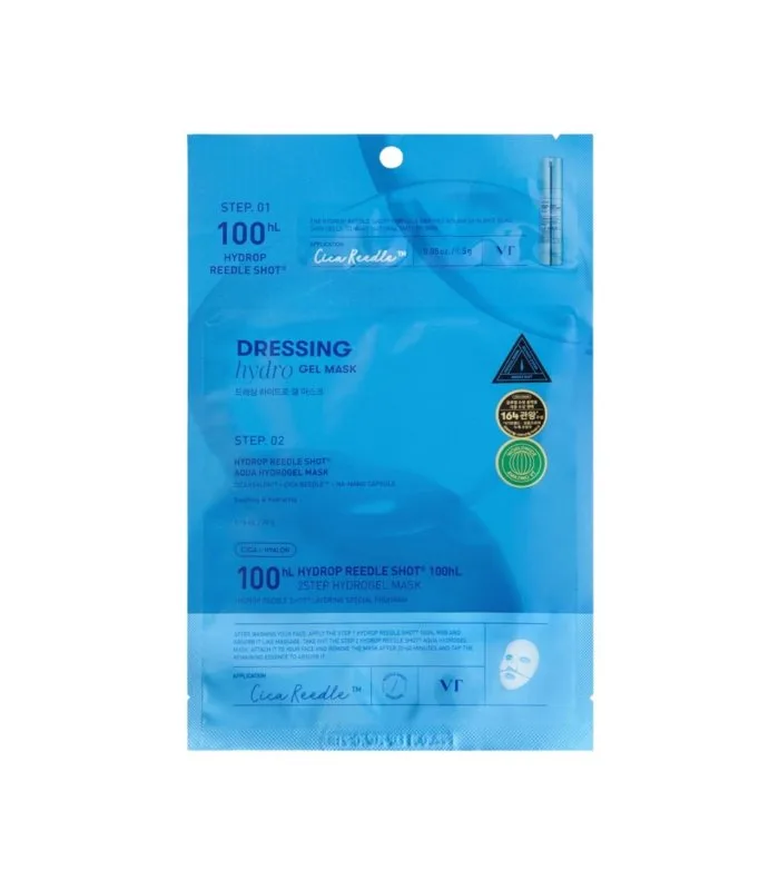 Hydrop Reedle Shot 100hL 2-Step Hydrogel Mask - Зволожувальна гідрогелева маска зі спікулами