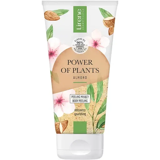 Поживний пілінг для тіла Lirene Power Of Plants Migdal Body Scrub 175 мл