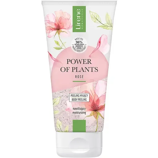 Зволожувальний пілінг для тіла Lirene Power Of Plants Rose Washing Scrub 175 мл