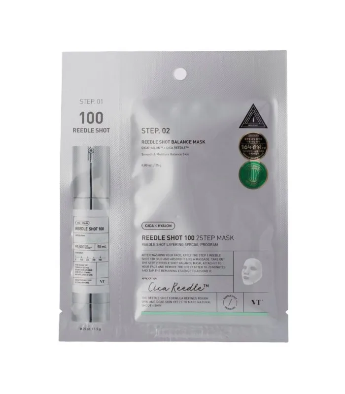 Mild Re - edle Shot 100 2-Step Mask - Зміцнювальна двоетапна тканинна маска для обличчя