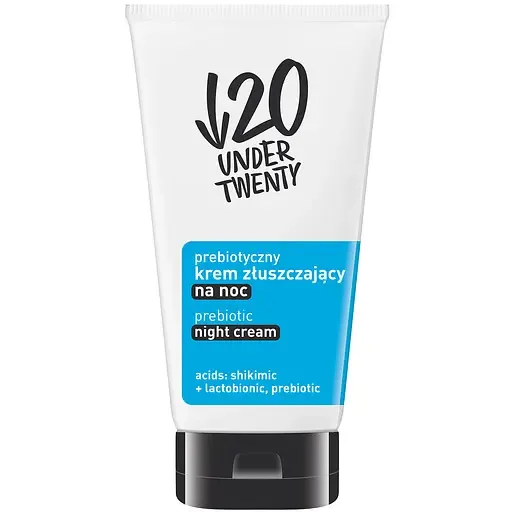 Пробіотичний відлущувальний крем на ніч Under Twenty Anti Acne Prebiotic Night Cream 50 мл