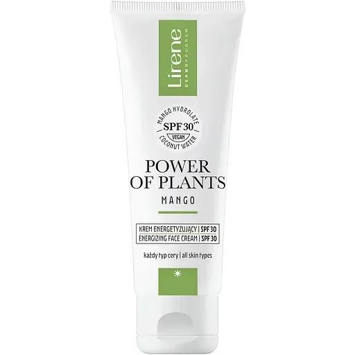 Крем для обличчя Lirene Power Of Plants Mango SPF 30, 50 мл