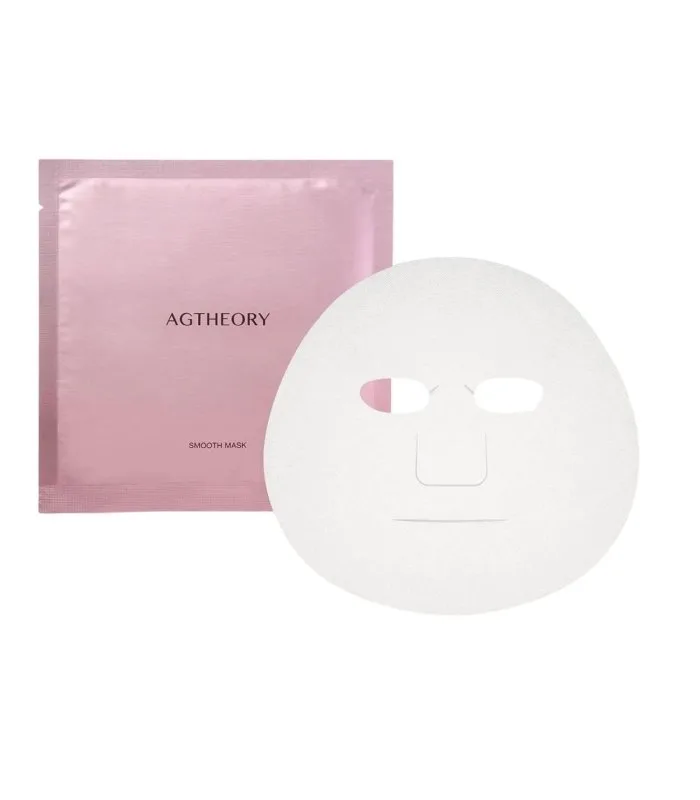 AGTheory Smooth Face Mask - Преміальна омолоджуюча тканинна маска з антиглікаційним ефектом