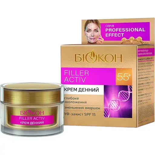 Денний крем Біокон Professional Effect Mezo Hyaluron 55+ 50 мл