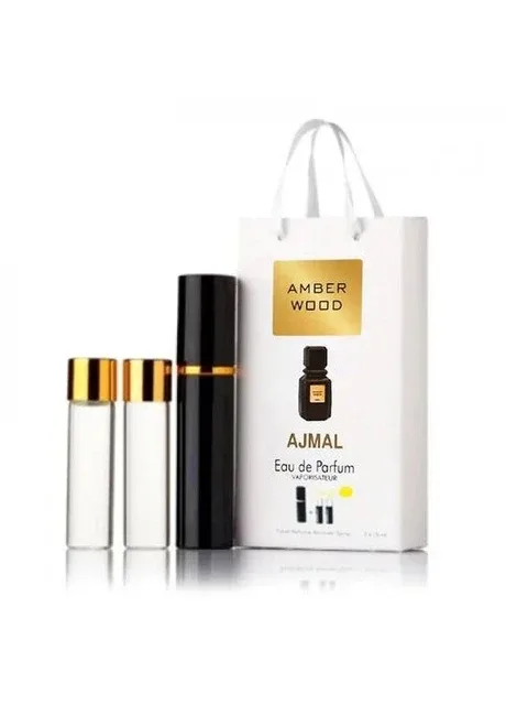 Чоловічий східний парфум Ajmal Amber Wood 3x15ml - Trio Bag No Brand (365267850)