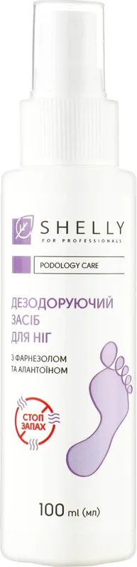 Дезодоруючий засіб для ніг Shelly з фарнезолом, 100 мл