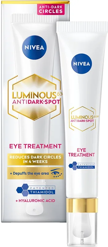 Крем для шкіри навколо очей NIVEA Luminous 630 проти темних кіл 15 мл