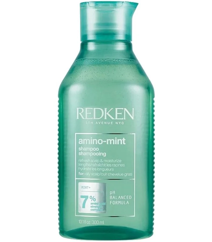 Amino Mint Shampoo - Освіжаючий шампунь для контролю жирності шкіри голови та зволоження волосся по довжині