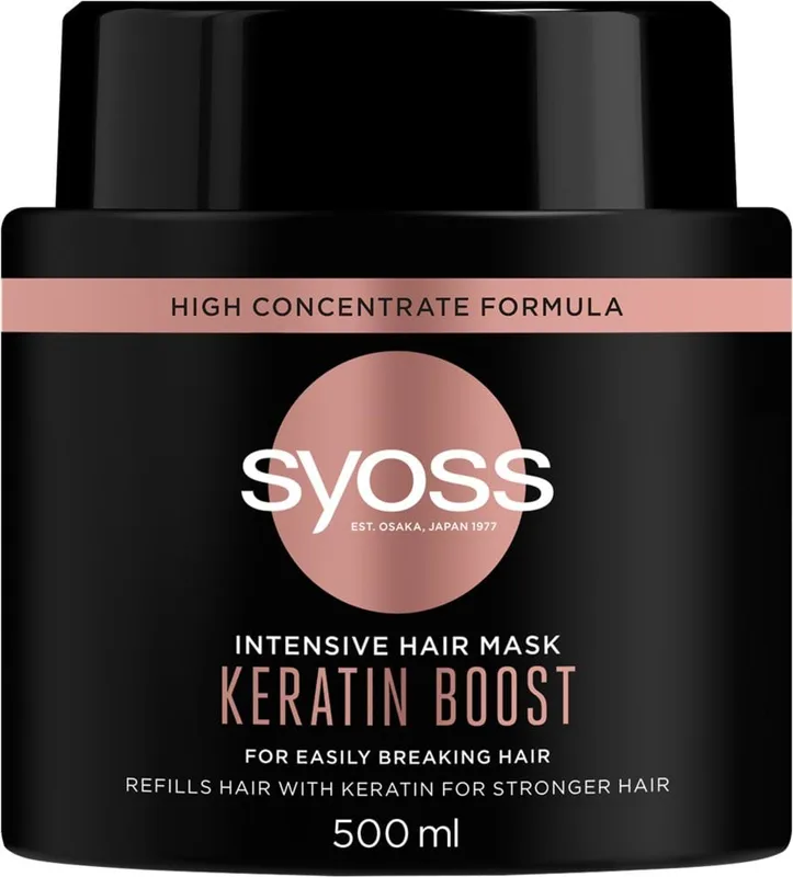 Інтенсивна маска Syoss Keratin, для ламкого волосся, 500 мл