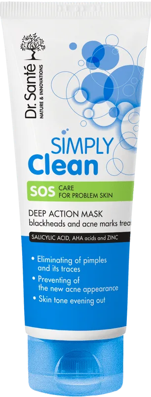 Маска глибокої дії Dr. Sante Simply Clean 75 мл