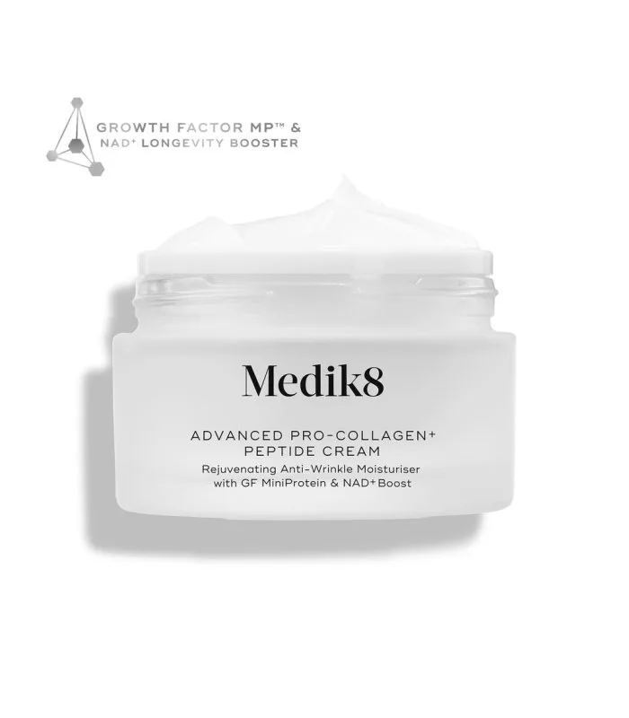 Advanced Pro-Collagen+ Peptide Cream - Омолоджуючий зволожуючий крем проти зморшок з фактором росту MiniProtein і NAD+