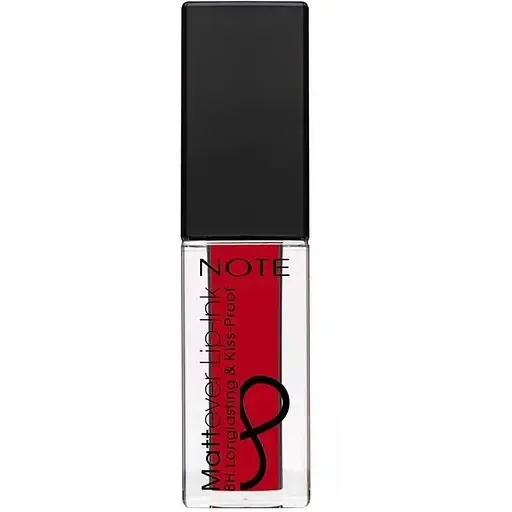 Матовий флюїд для губ Note Cosmetique Mattever Lip-Ink відтінок 14 Unpredictable Red 4.5 мл