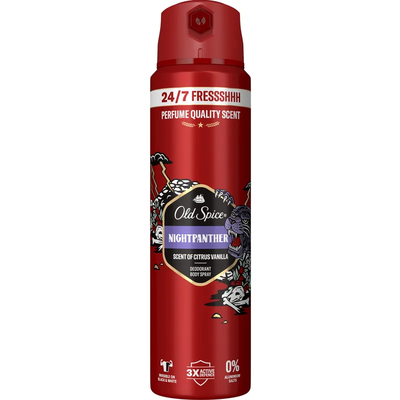 Аерозольний дезодорант Old Spice Nightpanther, 150 мл