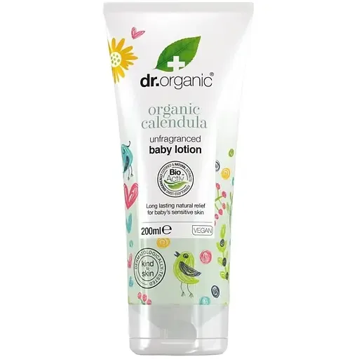 Лосьйон Dr. Organic Дитячий для тіла з календулою без аромату 200мл