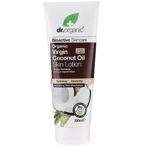 Лосьйон Dr. Organic з кокосовою олією 200мл