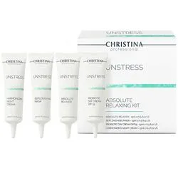 Набір "Абсолютний релакс" Christina Unstress Absolute Relaxing Kit (ser/15ml + mask/15ml + day/cr/15ml + night/cr/15ml)