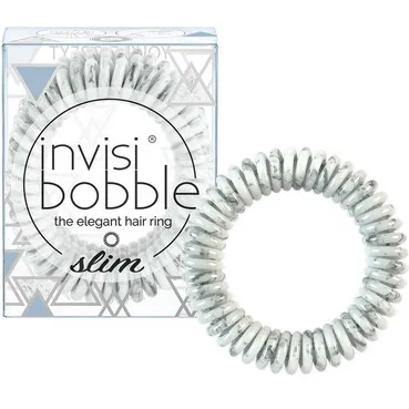 Резинка-браслет для волосся Invisibobble Slim Marblelous You're Greyt
