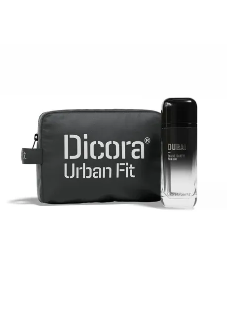 Туалетна вода з косметичкою Дубай 150 мл (8429871993693) Dicora Urban Fit (387636696)