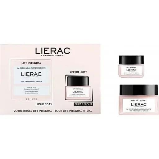 Набір Lierac Lift Integral: денний крем The Firming Day Cream 50 мл + нічний крем The Regenerating Night Cream 20 мл