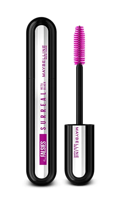 Туш для об'єму та подовження вій Maybelline New York The Falsies Surreal Meta black Екстра-чорна 10 мл