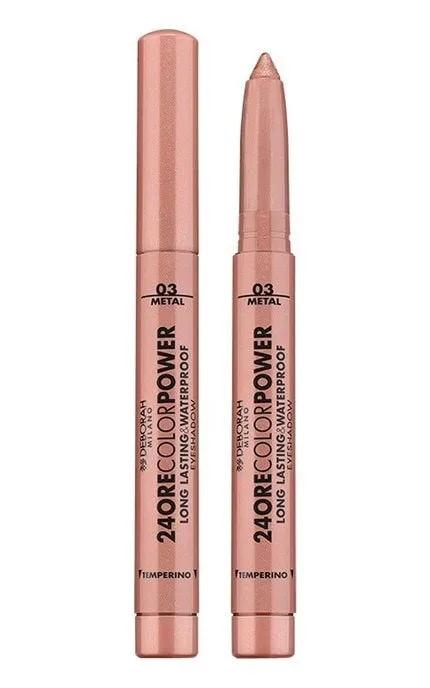 Тіні-олівець для повік Deborah 24Ore Color Power Waterproof водостійкі 03 Rose Bronze 1.4 г