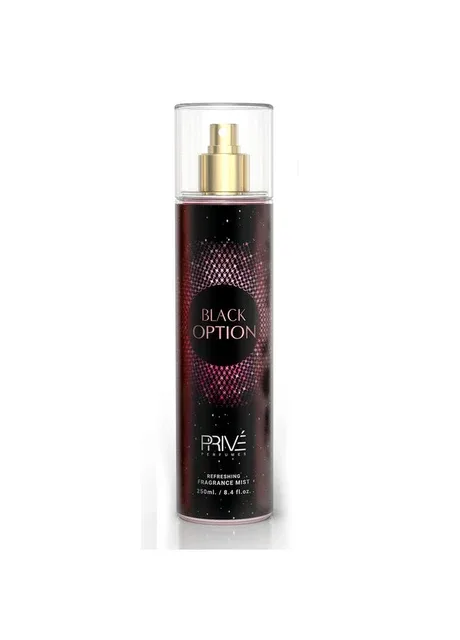 Спрей для тіла жіночий body mist Black Option Parfums - 250 мл Prive (305572055)
