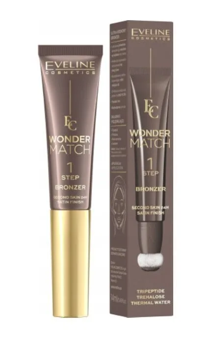 Ультракремовий бронзер для обличчя Eveline Cosmetics Wonder Match Bronzer 01 14 мл
