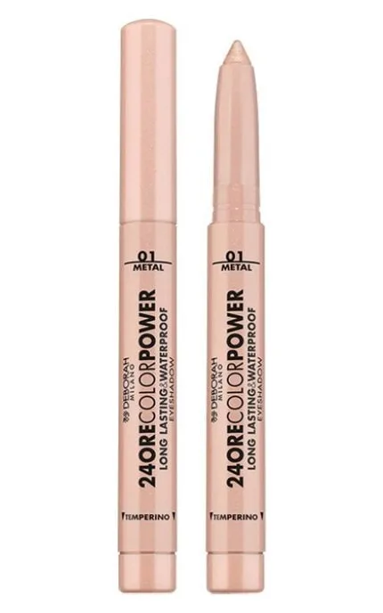 Тіні-олівець для повік Deborah 24Ore Color Power Waterproof водостійкі 01 Champagne 1.4 г