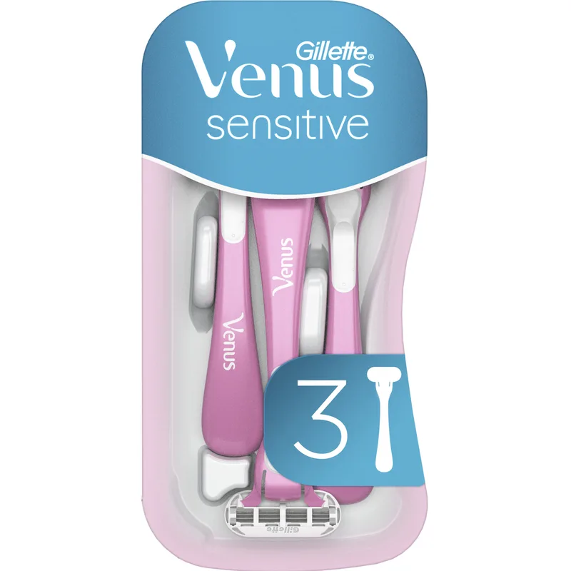 Бритви одноразові VENUS Sensitive, 3 шт Gillette (388971863)