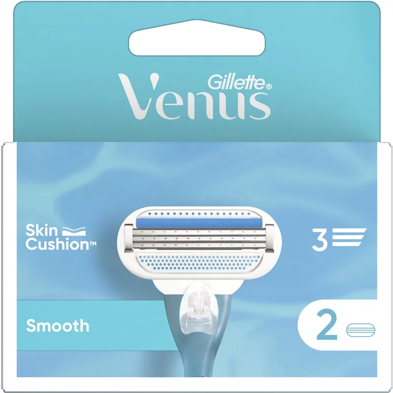 Касети змінні для гоління GILLETTE (Жіллет) Venus (Венус) Smooth (Смуз) 2 шт