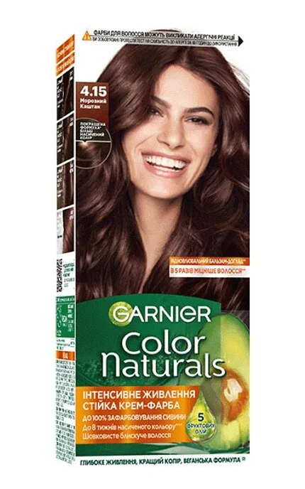 Фарба для волосся Garnier Color Naturals 4.15 Морозний каштан