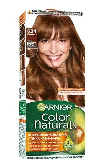 Фарба для волосся Garnier Color Naturals 6.34 Карамель
