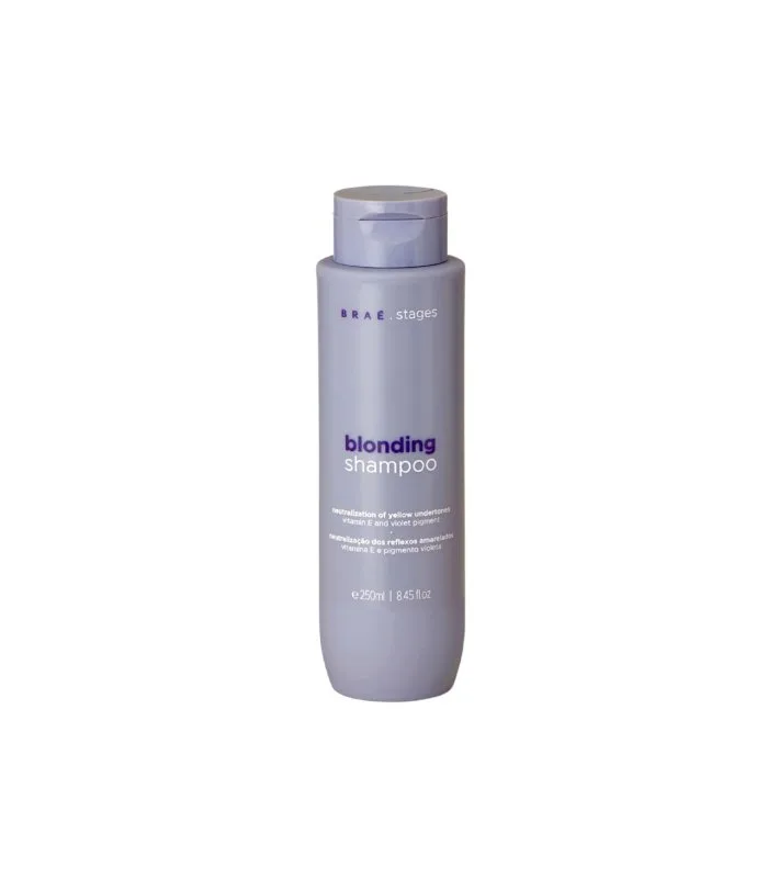 Stages Blonding Shampoo - Шампунь для нейтралізації жовтих відтінків освітленого та світлого волосся