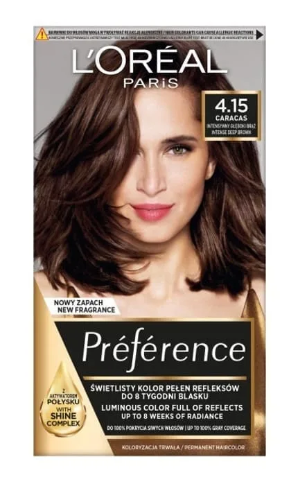 Фарба для волосся L’Oreal Paris Preference 4.15 каракас темний каштан 1 шт