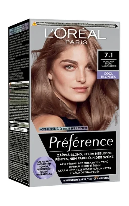 Фарба для волосся L’Oreal Paris Preference 7.1 Ісландія попелясто-русявий 1 шт