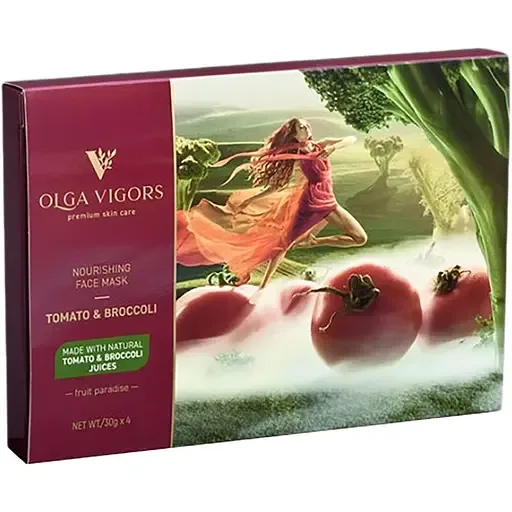 Живильна маска для обличчя Vigor CN Томат і Брокколі 1 шт.