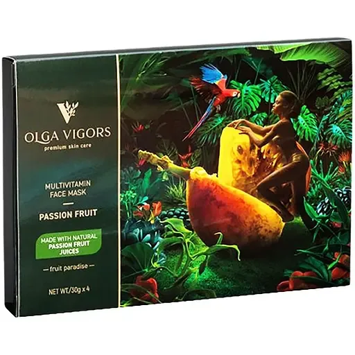 Мультивітамінна маска для обличчя Vigor CN Маракуйя 1 шт.