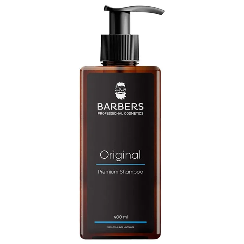 Шампунь для чоловіків BARBERS (Барберс) Original для щоденного застосування 400 мл